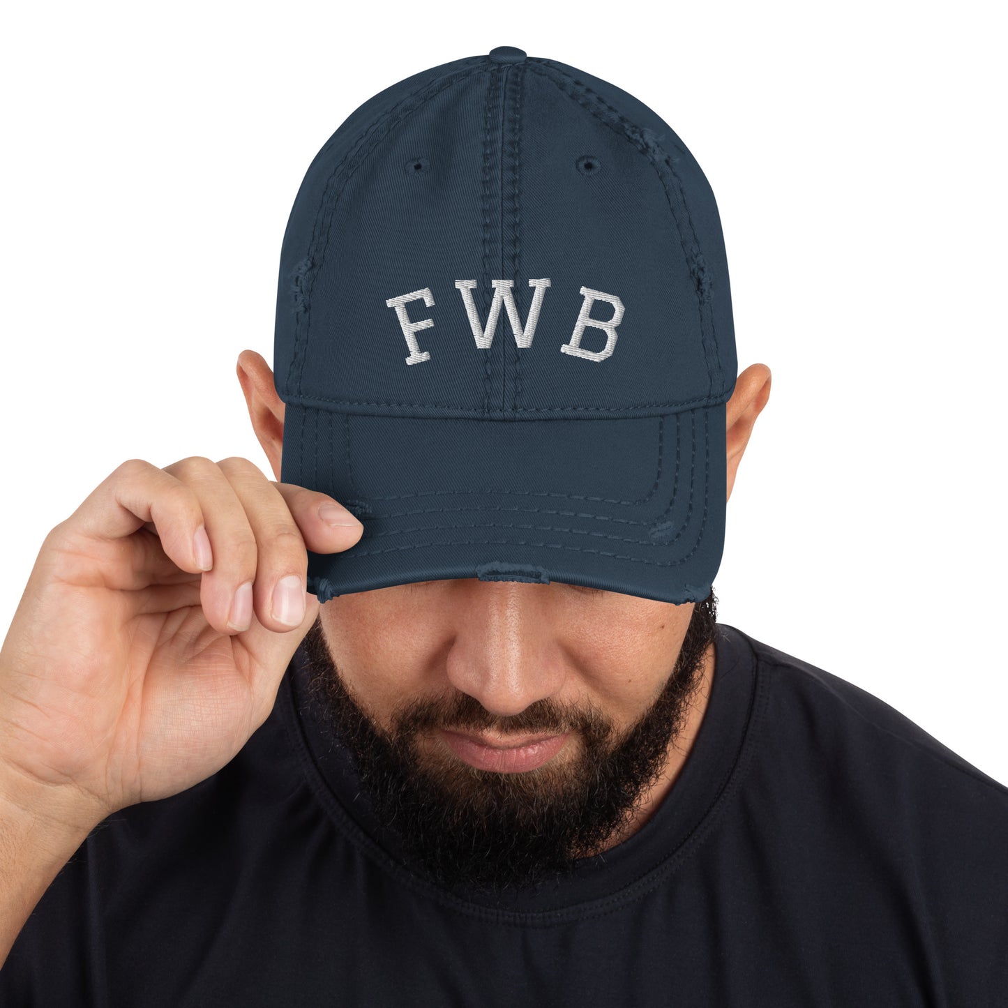 Distressed FWB Dad Hat