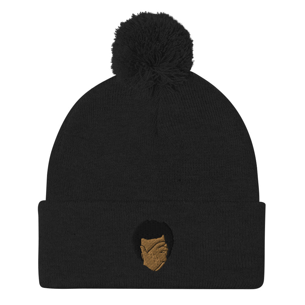 Pom-Pom Logo Beanie