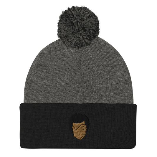 Pom-Pom Logo Beanie