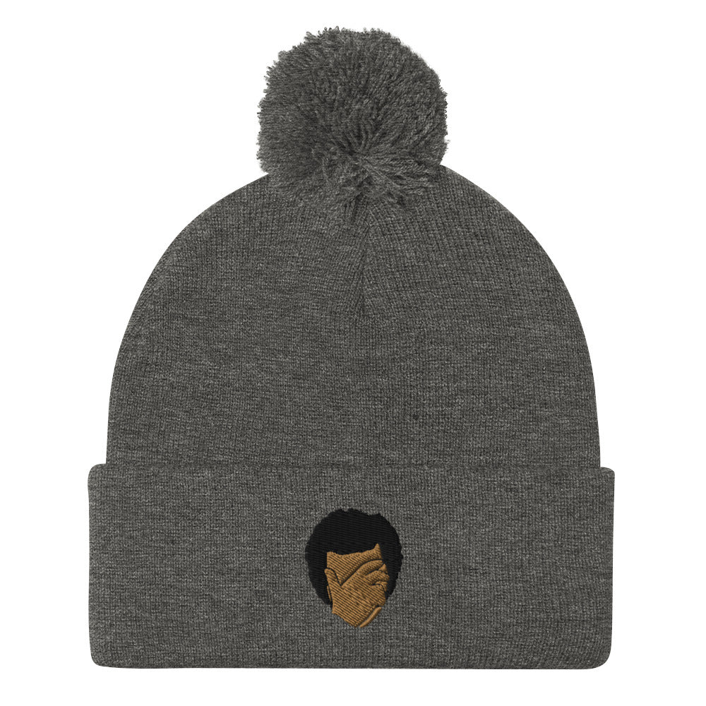 Pom-Pom Logo Beanie