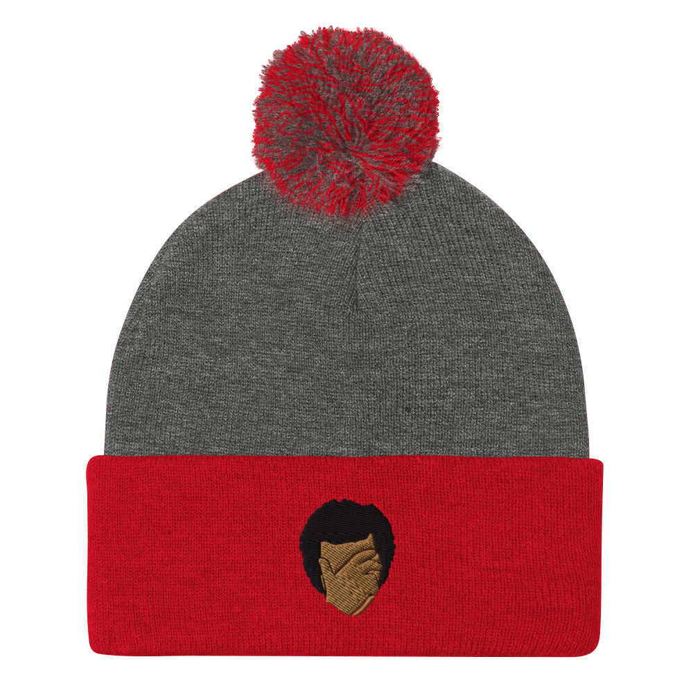 Pom-Pom Logo Beanie