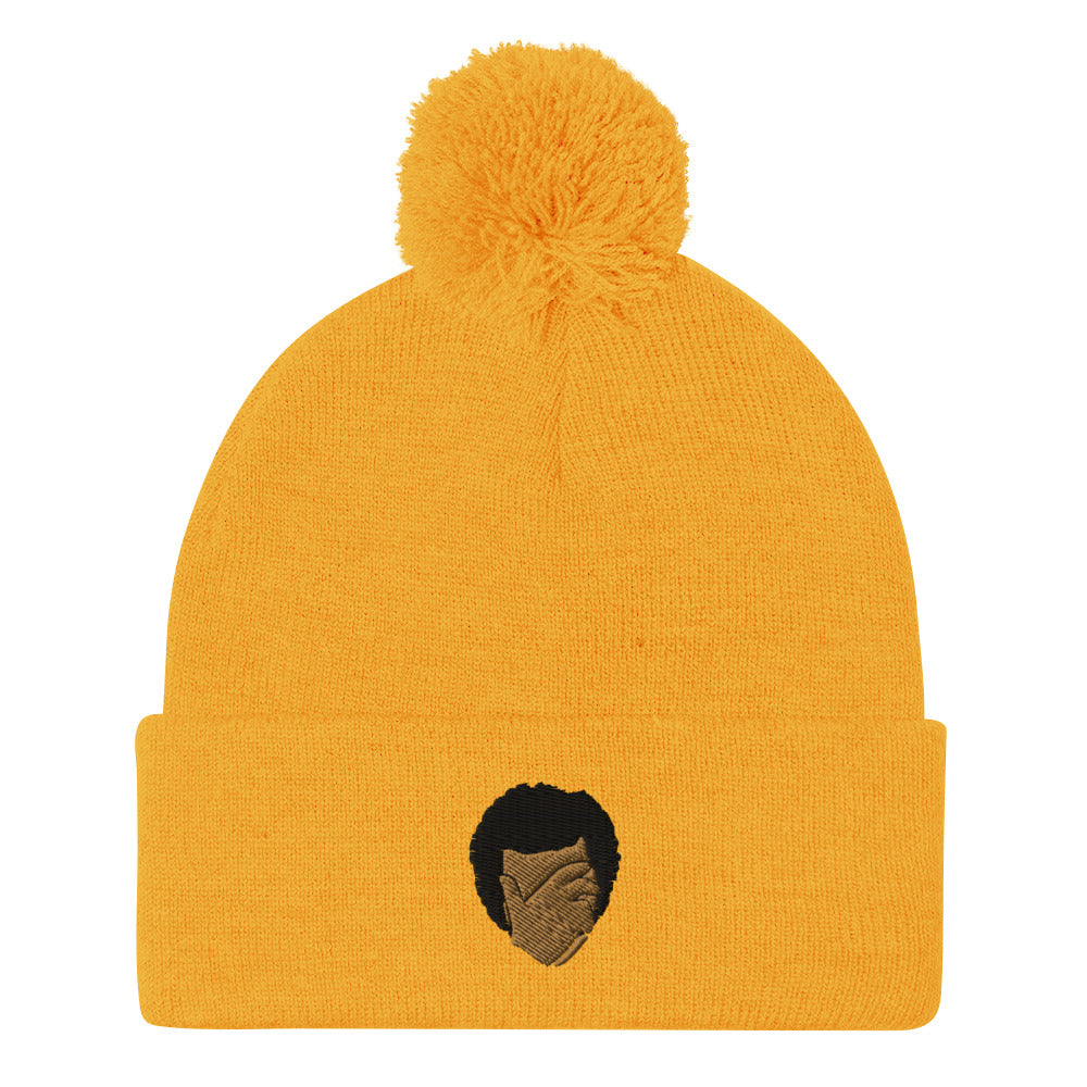 Pom-Pom Logo Beanie