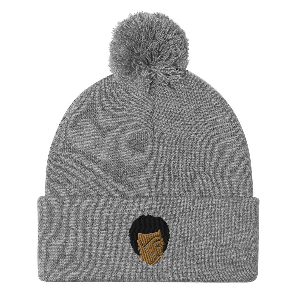 Pom-Pom Logo Beanie