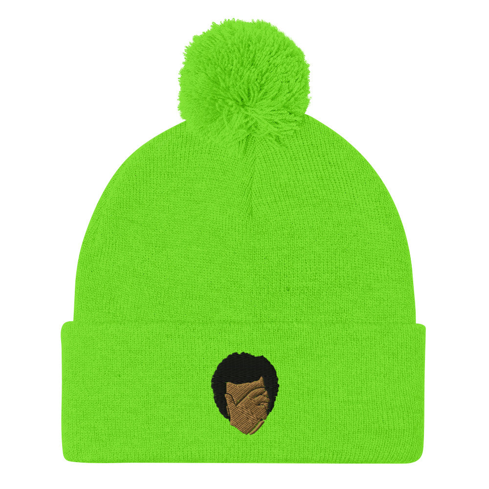 Pom-Pom Logo Beanie