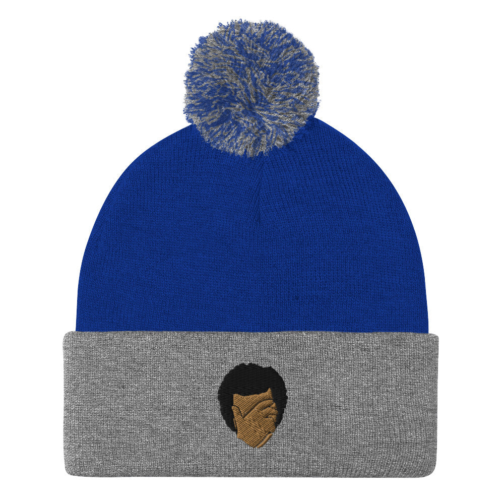 Pom-Pom Logo Beanie